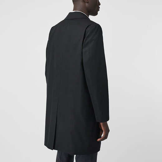Burberry (BURBERRY) New Year's gift Burbrry Pimlico version Hrtag coat windbreaker jacket men's black black men and women same style one size 48