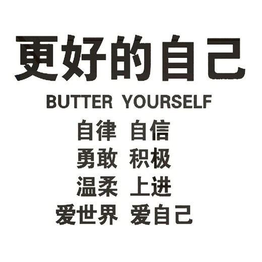 Yusenyi Check-in Pilates Dance Room Classroom Wall Decoration Hanging Painting Atmosphere Layout Cultural Yoga Studio Background Sticker 16549 Better Self-Silver Mirror 8 Big