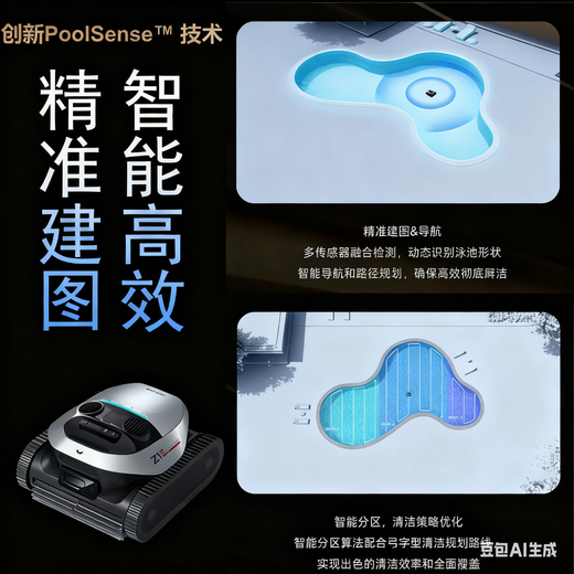 Zhuimi z1pro smart pool underwater swimming pool cleaning robot absorbs sewage, fully automatic wireless operation and can be exported. Swimming pool robot consultation