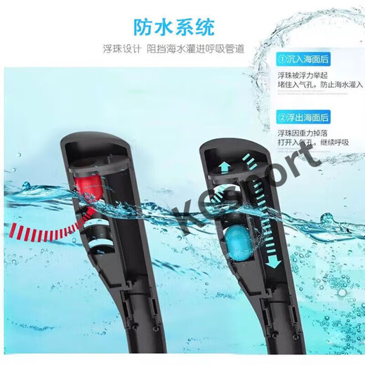 MIEHONE snorkeling mask adult full face diving auxiliary equipment respirator swimming diving goggles full dry oxygen mask