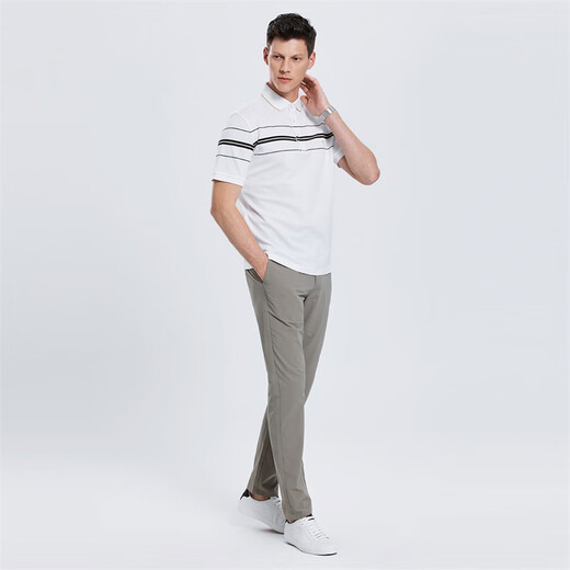 Baila con el lobo [el elástico de cuatro lados seco rápido] elástico transpirable primavera y el verano fáciles de manejar pantalones casuales para hombres de cercanías 701 caqui 33