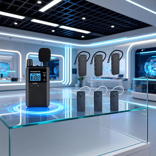 Landscape wireless interpreter one-to-many set government and enterprise reception enterprise exhibition hall museum visit interpreter equipment S721 model 1 lecture 30 people listen