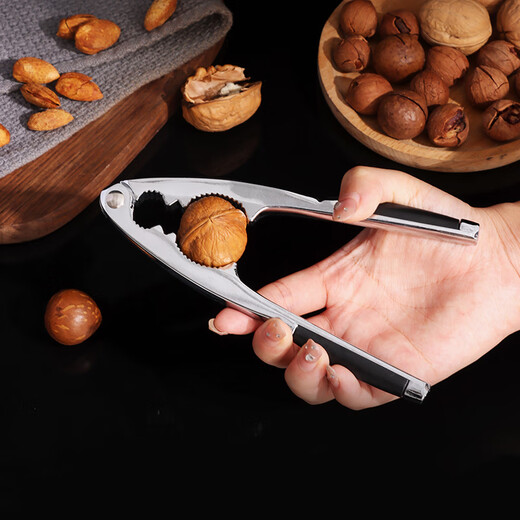 Baijie walnut clip, walnut peeling tool, walnut pliers, hazelnut core opener, nut dried fruit shell opener, thickened version
