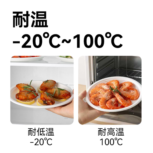 Made in Tokyo, disposable plates and tableware, food-grade barbecue camping sugar cane pulp dinner plates, 6 inches*32 pieces