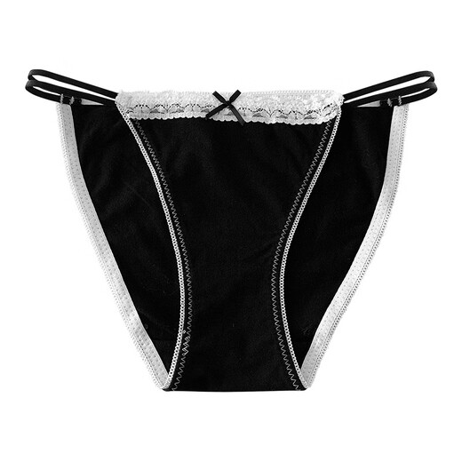 Universal Kochi School Girls Japanese Simple, Comfortable, Breathable Cotton New Girls Underwear Briefs, Light Gray, 12% off for 5 pieces or more L