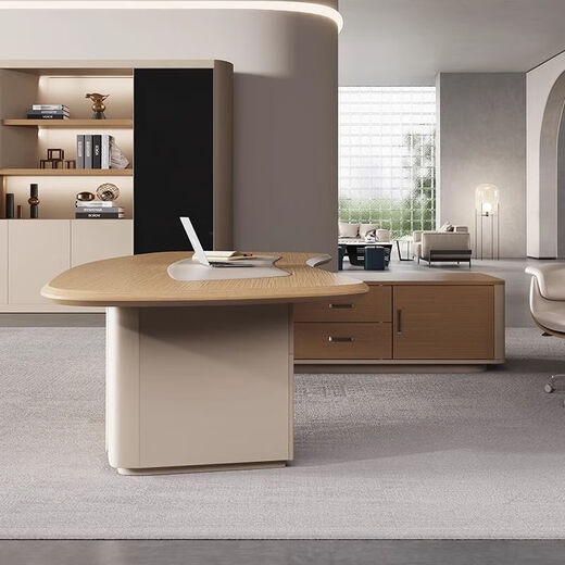 Boss desk simple modern light luxury desk executive desk president creative manager desk and chair combination office furniture 1.8 meters boss desk