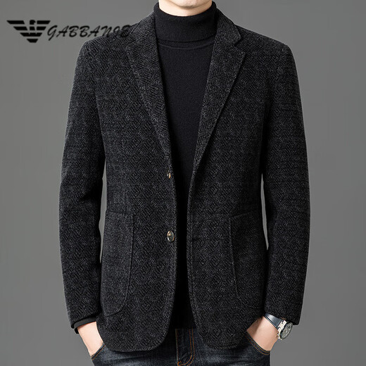 AX Armani Winter Down Suit Men's Trendy Warm Top Removable Down Liner Casual Men's Suit Gray M