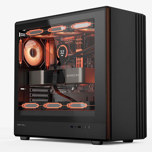 Deep Graphics Master Ultra 9 285K/RTX5070TI/RTX5080 Designer Rendering Modeling Clip Deep Learning Assembly Desktop DIY Computer Host Water-cooled Graphics Workstation RTX 5060 8G Game Graphics Card Ultra 9 285K+16GD5+1T
