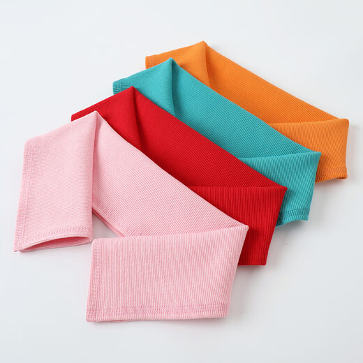 Down jacket collar protector, anti-dirty cotton thread collar protector, knitted collar, men's and women's cotton coat, autumn and winter holiday accessories, brown fine thread collar