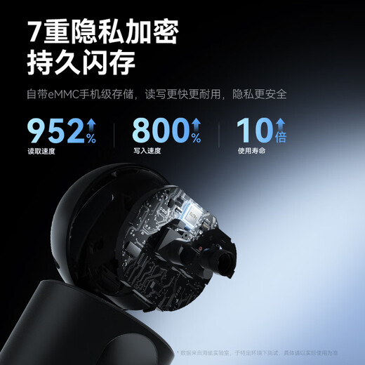 Huawei Smart Selection Hongmeng Smart Selection 10 million dual-camera surveillance camera for home 360-degree blind angle with night vision panoramic Puffin indoor home security care Dual Sparrow Max white heavy new product