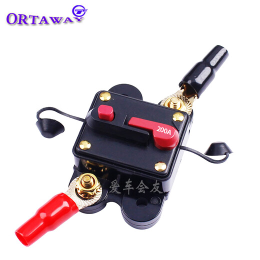 Car audio with switch fuse holder 12V current power line protection automatic recovery position circuit breaker 40A round