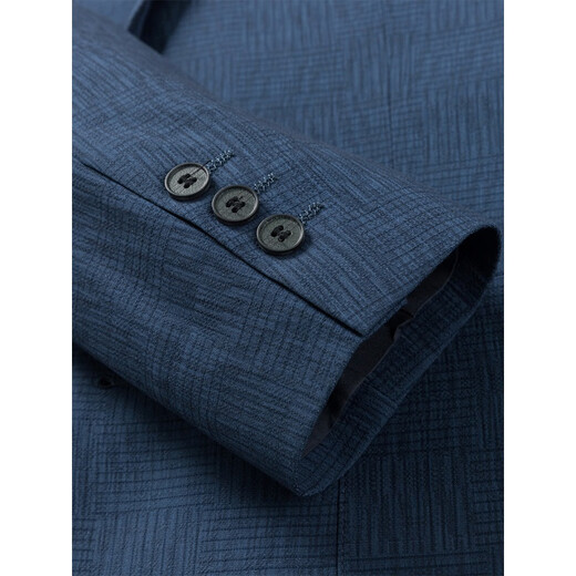 ROMON casual suit men's jacket spring new Korean style slim business single-piece top small suit single men's jacket 9930 gray houndstooth 175/L [recommended 120-140Jin [Jin equals 0.5 kg]]