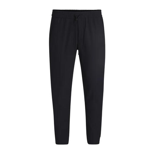 HUGO BOSS men's casual pants, comfortable, breathable, elastic drawstring, home sports sweatpants, versatile and simple, black, one size fits all | EU-52