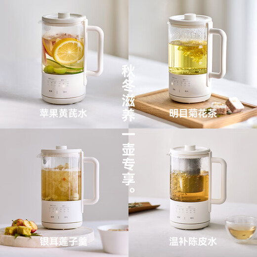 Olayks instant pure titanium health kettle mini stew kettle integrated small fully automatic constant temperature kettle office kettle tea maker 0.6L health electric stew cup