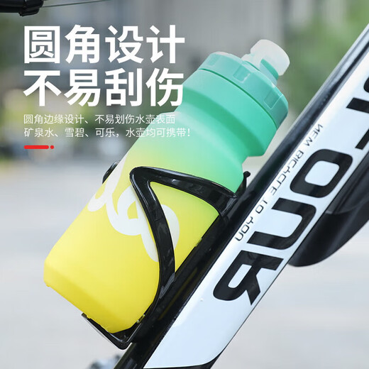 Bicycle water bottle rack, mountain bike, road bike, universal ultra-light aluminum alloy water cup holder, cycling equipment, black