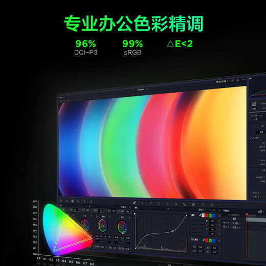 FFALCON雷鸟F5 23.8英寸100Hz MiniLED办公电脑显示器 99%SRGB 莱茵护眼认证 电竞显示屏 高亮不反光 一级能效