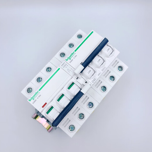 Schneider two-way dual power automatic conversion switching air switch interlocking circuit breaker dual-way controller 220v 80A 2P