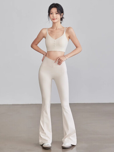 British Next Road co-branded sports suit for women summer 2025 new fitness Pula improves elasticity yoga wear naked crystal powder pants S