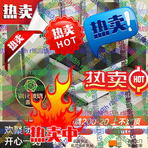 Hongsheng Jiesheng fully automatic mahjong machine mini small size household folding dining table dual-purpose Mahjong practice B91cm four-port machine + with glass cover - minimalist white