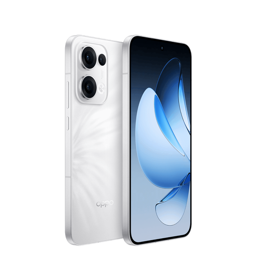 OPPO exhibition machine oppoReno13 super beautiful small straight screen AI live photos 5G smart camera gaming e-sports phone Heartbeat White 12GB+256GB standalone + third-party brand charger + one-year store warranty