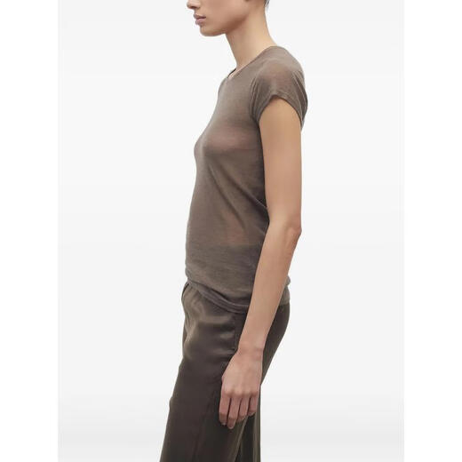 The Row Light Luxury Women's ROW AND POLOS T-shirt POLO shirt Khaki 20 | L