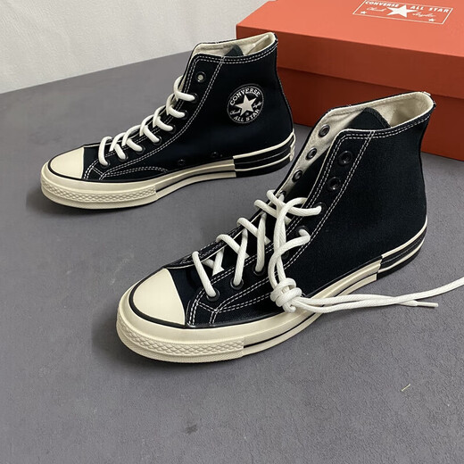 Converse 1970s Classic Samsung Standard High Top Canvas Shoes Couple Sports Shoes Student Shoes Casual Canvas Shoes 162050C Samsung Standard Black 40