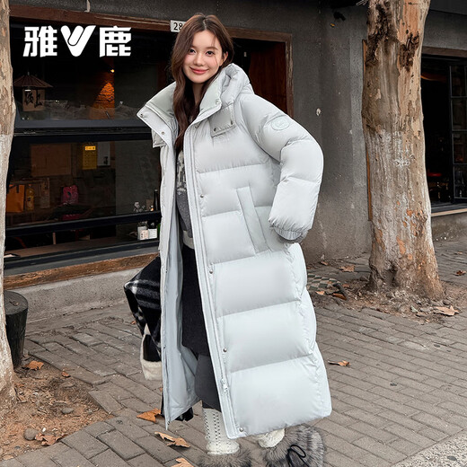 Yalu Down Jacket Women's Medium Long 2025 Winter New Fashion Casual Thickened Fashion Jacket