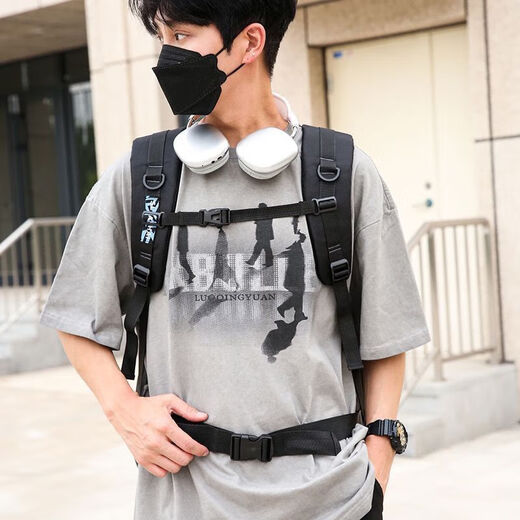 Ye Yusheng large-capacity backpack mountaineering bag men and women outdoor bag travel bag school bag luggage bag work bag business bag extra large carefully shot 602 black 85 liters can be set in the suitcase