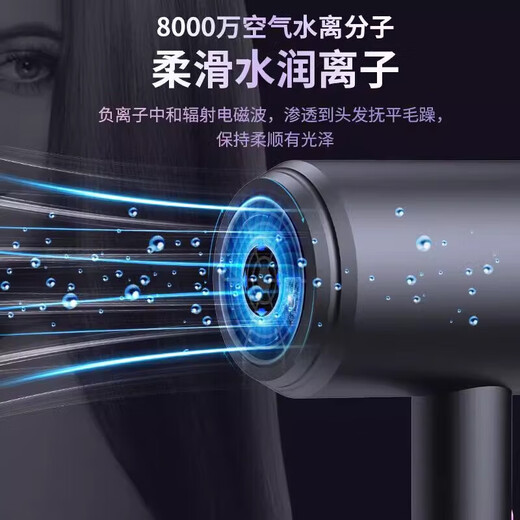 Xiaomi Intelligent Ecological Chain Series Hair Dryer High Power Does Not Hurt Hair Salon Hair Dryer Negative Ion Hammer Hair Dryer Student Home Hair Dryer Hot and Cold Air Blows Hair Green 1300w Three-speed Adjustment + Blue Light Negative Ion