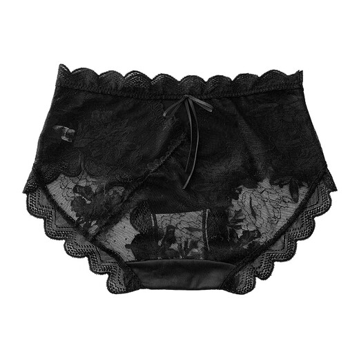 Universal Lace Secret French Pure Desire Girl Underwear Sexy Lace Edge Breathable Low Waist Briefs Gray 12% off for purchases of 5 pieces XL