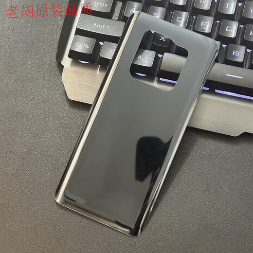 Original for Redmi Note14Pro + glass back cover note14pro back shell mobile phone battery cover rear screen Midnight Black shell/tempered glass back cover Redmi Note14Pro