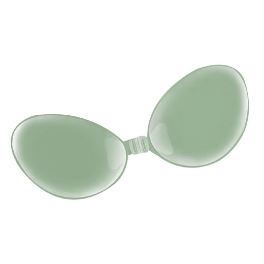 Silicone breast patch, invisible and transparent bikini breast patch, gathered to prevent leakage, thickened to support small breasts, light and thin style - transparent frosted bag B