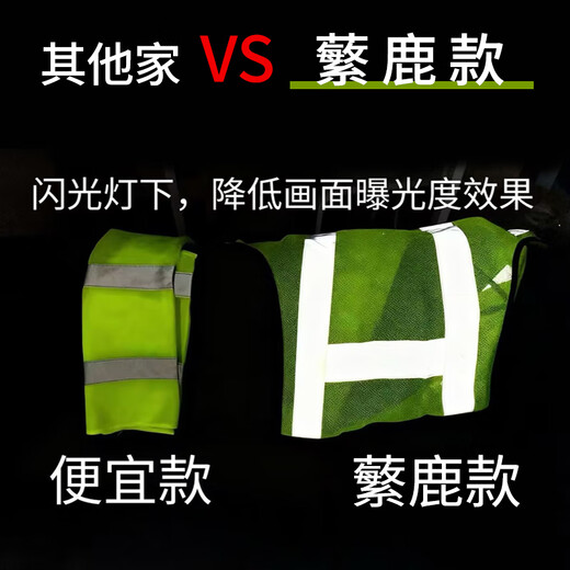 Fanlu Reflective Vest Safety Vest Traffic Cycling Warning Annual Inspection Car Inspection Overalls Orange Multi-Pocket