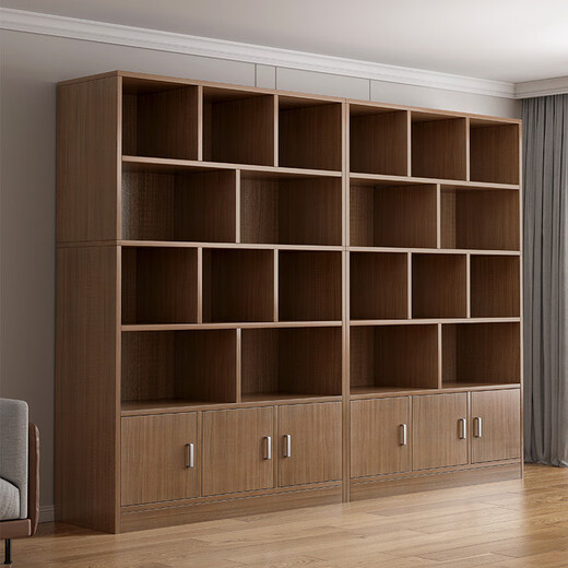 Zhong Zhangguo wine cabinet living room wall commercial wine rack new storage cabinet hotel product display cabinet display cabinet cosmetics upgraded and deepened 100cm Nordic maple color - full back panel