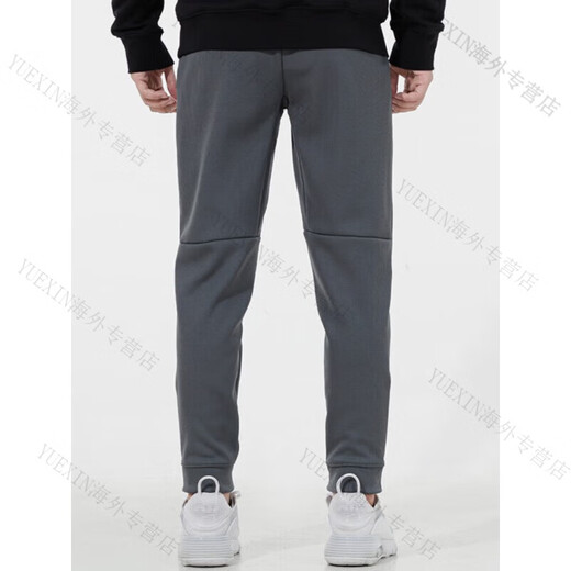 NIKE woven velvet trousers gray men's trousers new leggings sweatpants warm casual pants black/DD2123-010 zipper leg M 120-130Jin Jin equals 0.5 kg