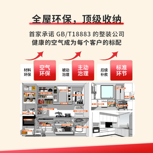 Love Space Beijing Decoration Company's whole-house environmentally friendly home decoration and house decoration services are all-inclusive with the final payment of the package