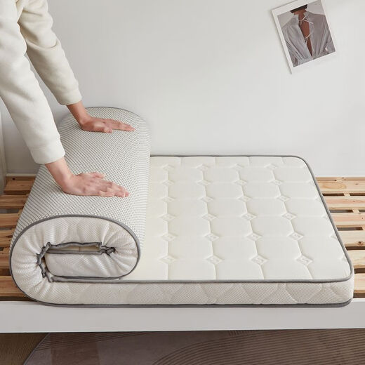 Children's spliced mattress customized single student dormitory mattress 1.2 meters 190x80x180x90x170x70x60 antibacterial mattress-(new large rose white about 6cm) 50*180cm bed