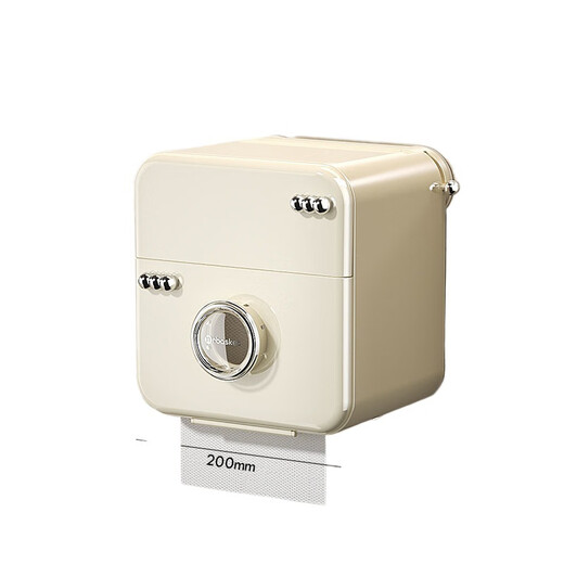 Shantou Lincun Suction Cup Bathroom Aromatherapy Toilet Paper Box No Punching Toilet Tissue Box Bathroom Wall-Mounted Toilet Paper Shelf Gun Ash Single Pack