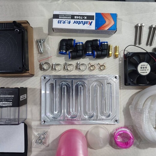 Mo Peng water cooling controller aptAPTT500c+APTT720c+APTT1000c+ set electric motorcycle heat sink 80 fan radiator set APT720c+ (new style)