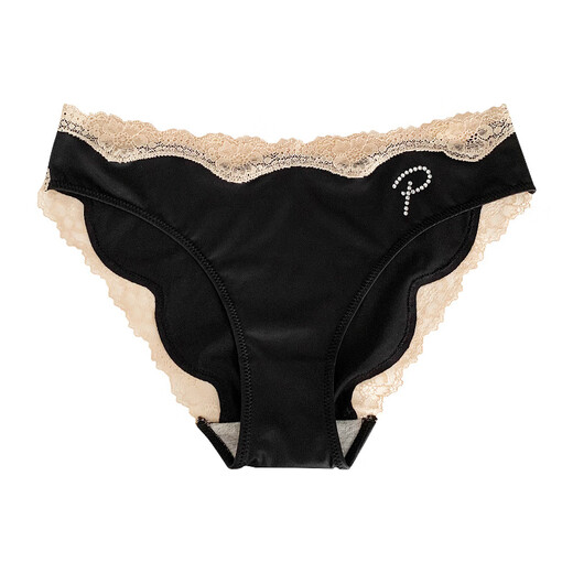 Universal Encounter Honey Fruit Pure Lust Style Sexy Girls Underwear Lace Breathable Low Waist Briefs Red Bright Pink 12% off for orders of 5 pieces L