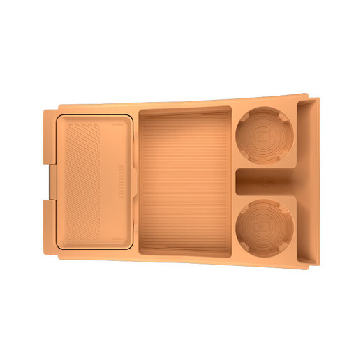 Tianzhenjue MDD is suitable for 25 models of Galaxy Star 8 central control storage box glasses storage box car accessories modified sandalwood brown