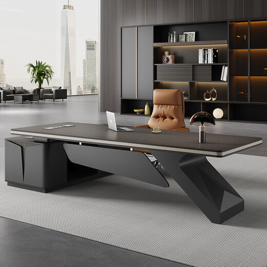 Desk Executive Desk Office Manager Desk Boss Desk President Leader Chairman Desk and Chair Combination 1.8 Meter Boss Desk