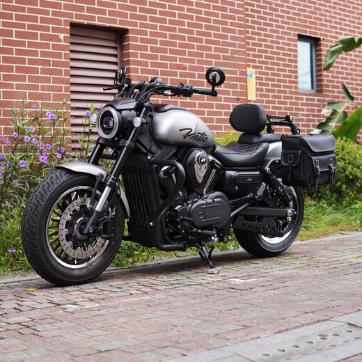 Zhuanying 26 years old QJ Qianjiang flash 600V2 guard bar original parts side bag rear backrest tail bag anti-scalding cover non-destructive installation mobile phone holder (U-shaped handlebar model)