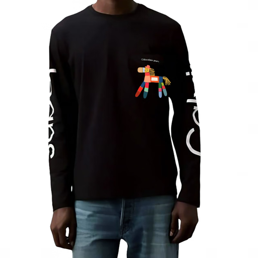 Calvin Klein Custom Clothing Fitted Pullover Sweatshirt Unisex Black S