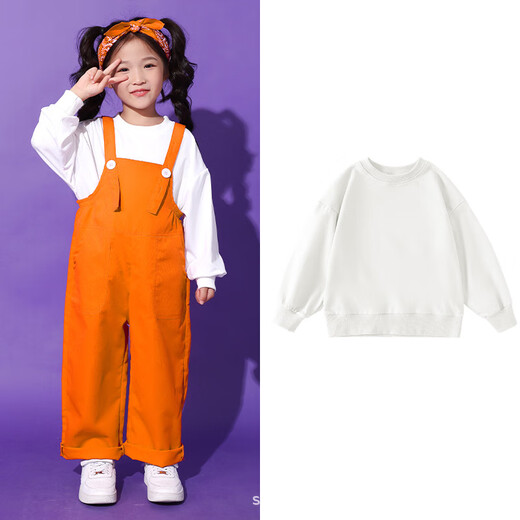 Kindergarten performance clothing overalls primary school students chorus clothing group dance children's cheerleading performance clothing autumn K22 sweatshirt 100 cm