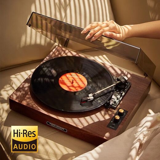 LUAMAR German quality Sound of Berlin retro cd vinyl record player Bluetooth audio all-in-one wooden retro Bluetooth speaker atmosphere gift vinyl machine VP1000 upgraded version