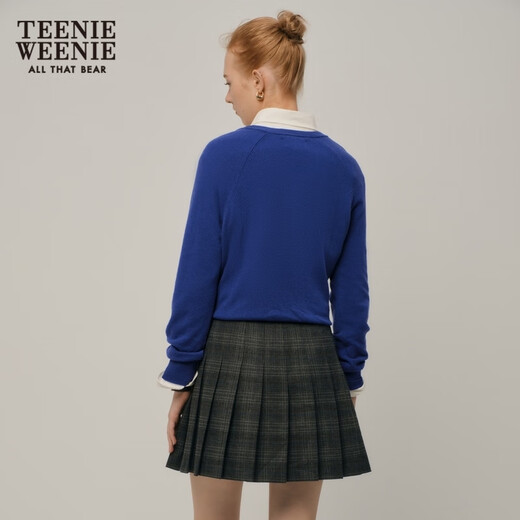 Teenie Weenie bear women's winter clothing V-neck college style casual commuter sweater pullover knit sweater women
