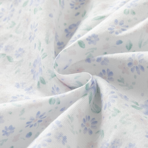 DAVE&BELLA children's shirt 2026 spring new pure cotton girls' shirt baby girl long-sleeved bottoming shirt children's top small floral print ready stock 90 cm (recommended height 80-90cm)