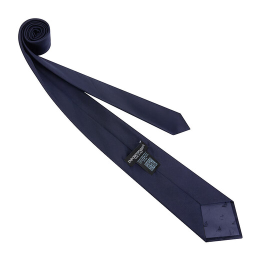 ARMANI Armani Men's Logo Printed Mulberry Silk Casual Business Tie Gift Box Gift Bag New Year Gift Dark Blue 340075 CC197 00036