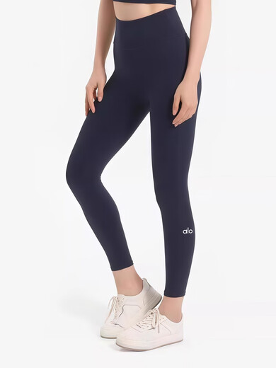 AIo summer new nude high waist hip lifting elastic slimming fitness wear long pants sports pants Pilates yoga pants for women espresso XL